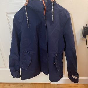 navy joules rain resistant jacket size 8 usa/ 12uk